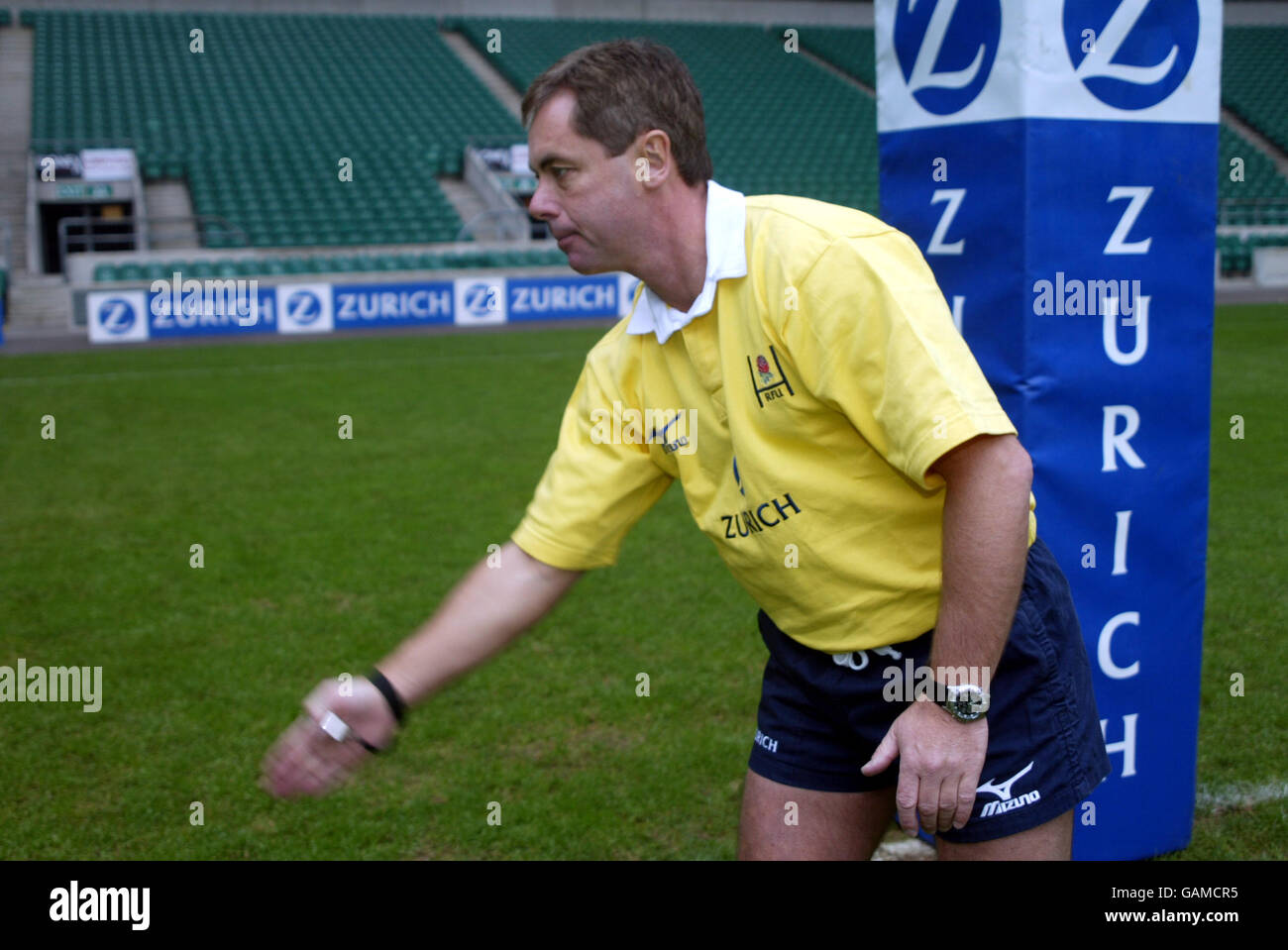Rugby Union Referee Signals Stock Photo Alamy