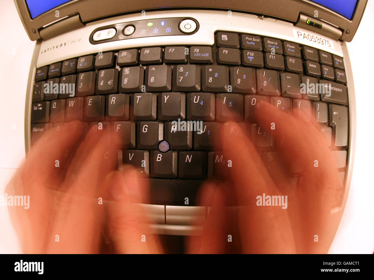 Laptop keyboard Stock Photo
