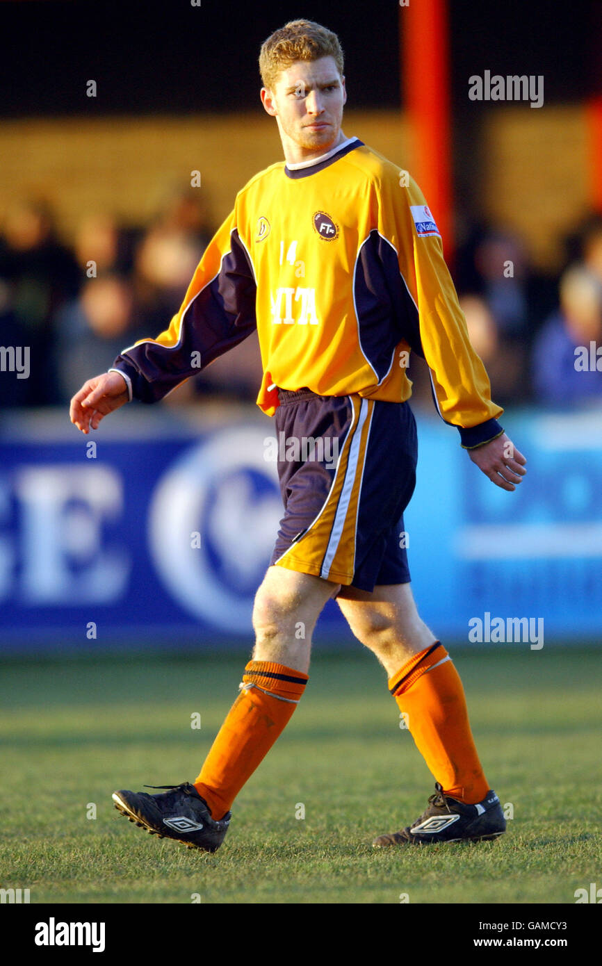 Soccer - FA Trophy - Third Round - Eastbourne Borough v Farnborough Town Stock Photo