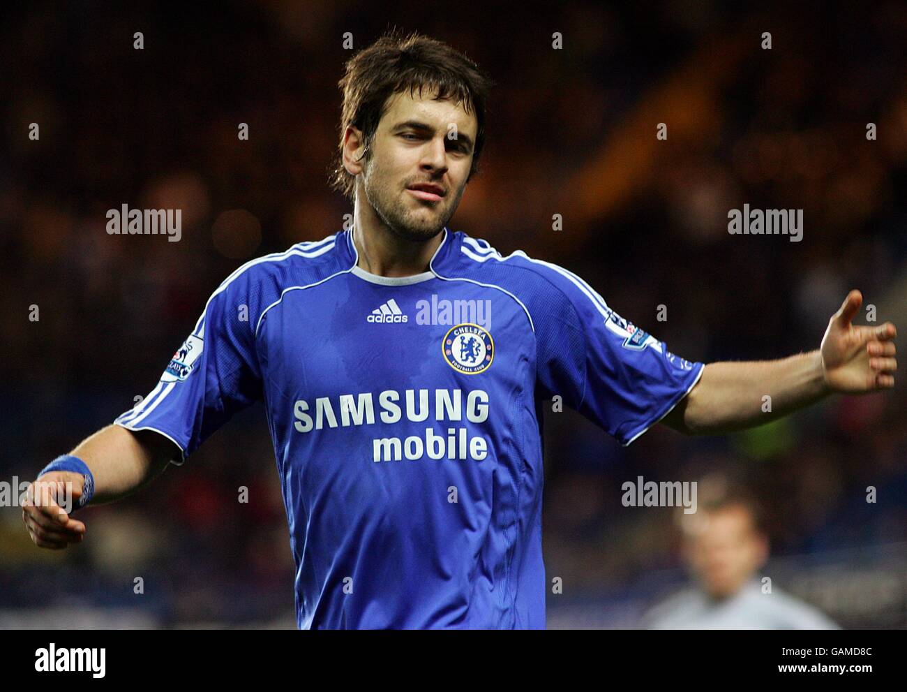 Soccer - Barclays Premier League - Chelsea v Derby - Stamford Bridge. Joe Cole, Chelsea Stock Photo