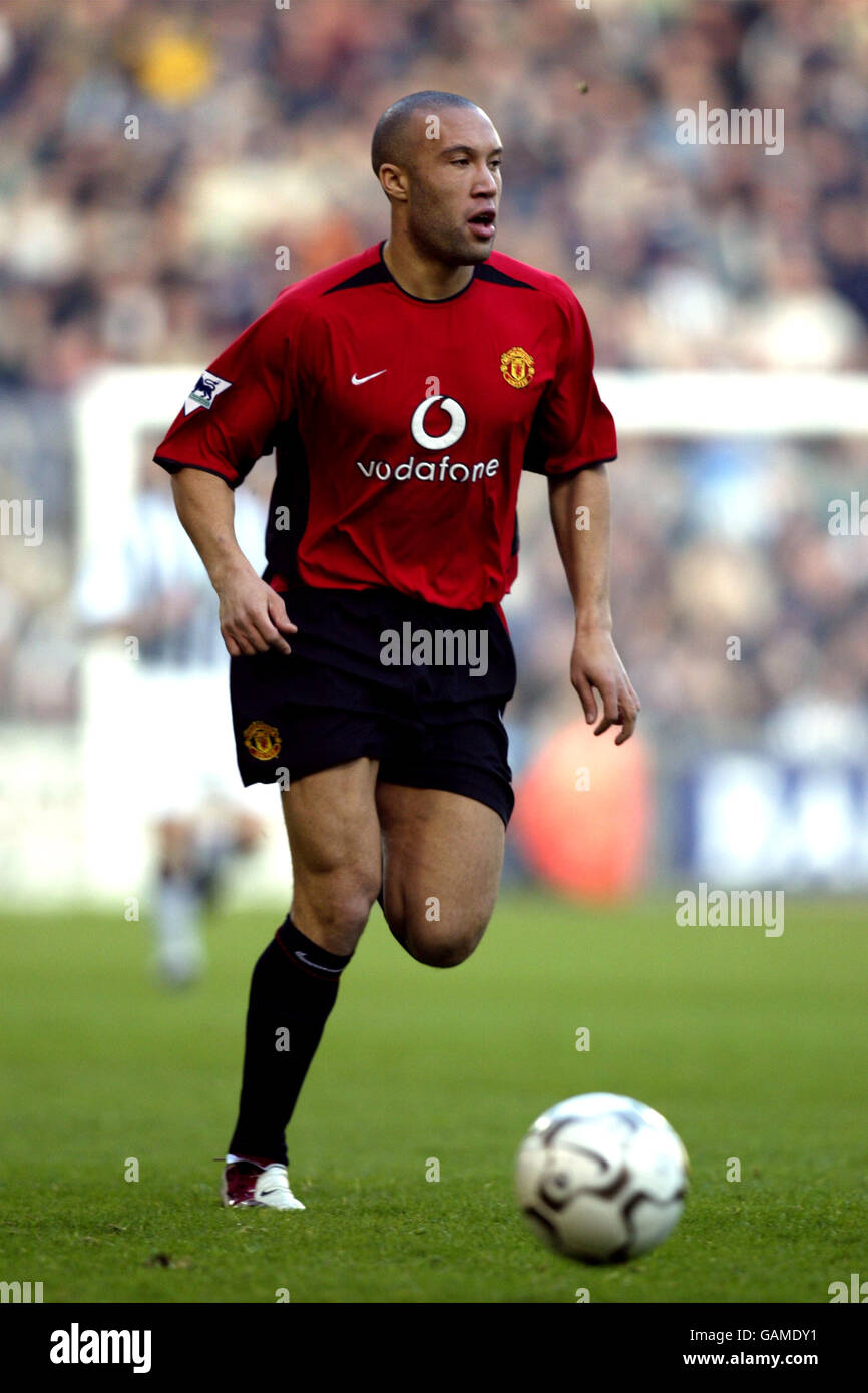 Soccer - FA Barclaycard Premiership - West Bromwich Albion v Manchester United. Mikael Silvestre, Manchester United Stock Photo