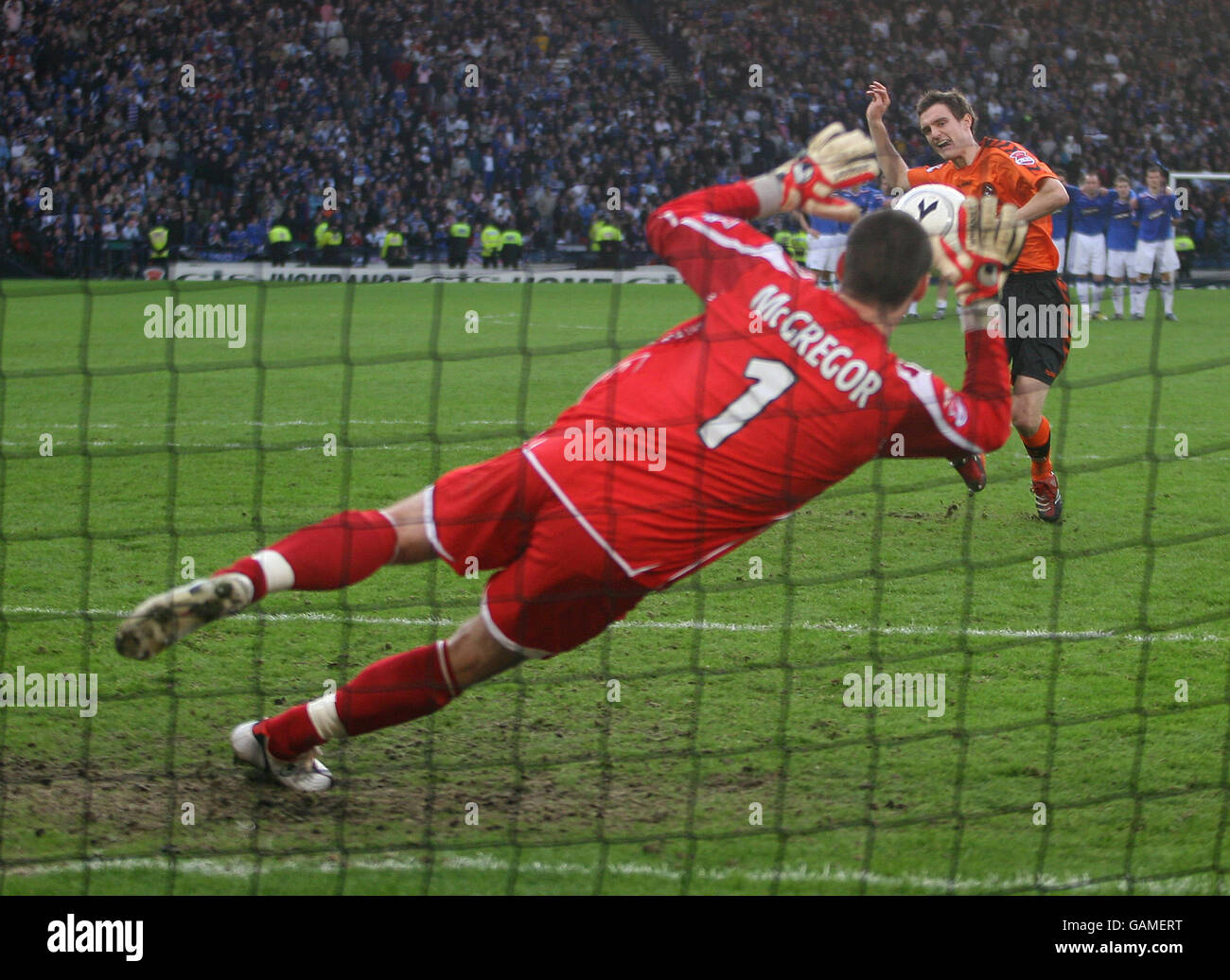 rangers-allan-mcgregor-saves-hi-res-stock-photography-and-images-alamy