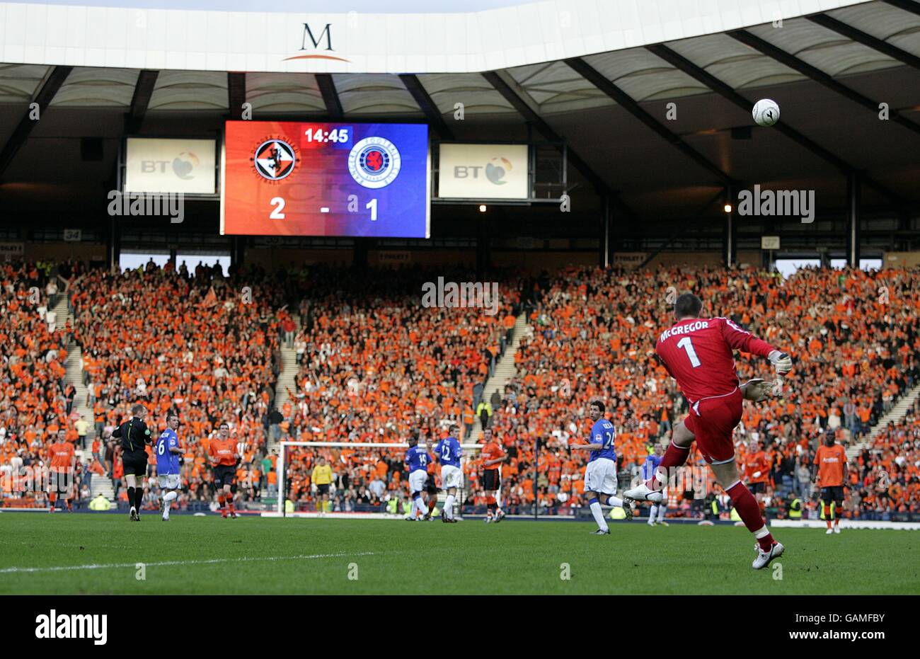 Soccer - CIS Insurance Cup Final - Dundee United v Rangers - Hampden Park Stock Photo