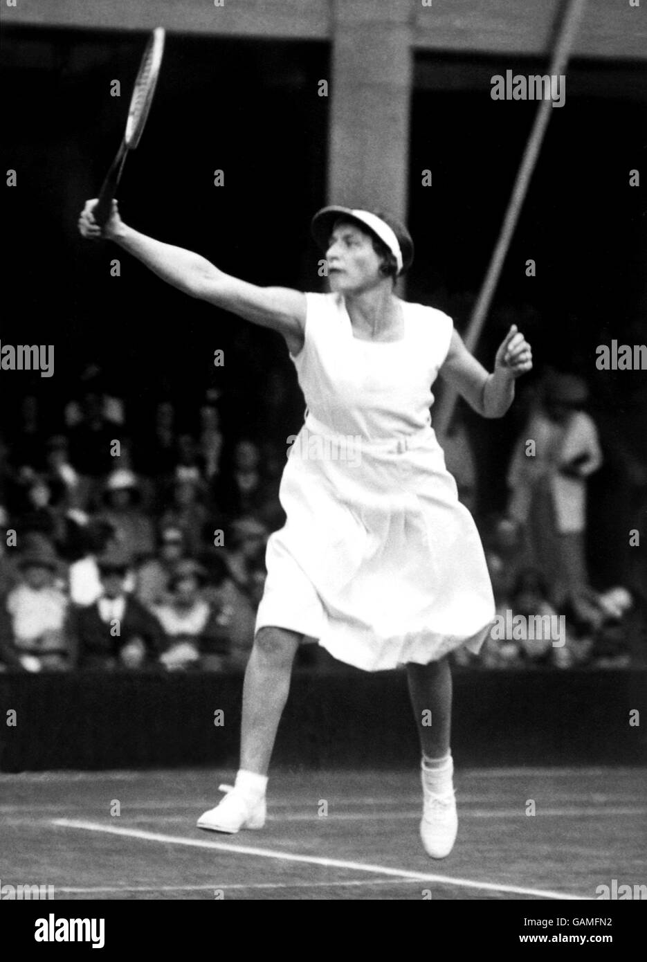 Tennis - Wimbledon Championships. Kitty Godfree in action against Sarah Palfrey Stock Photo