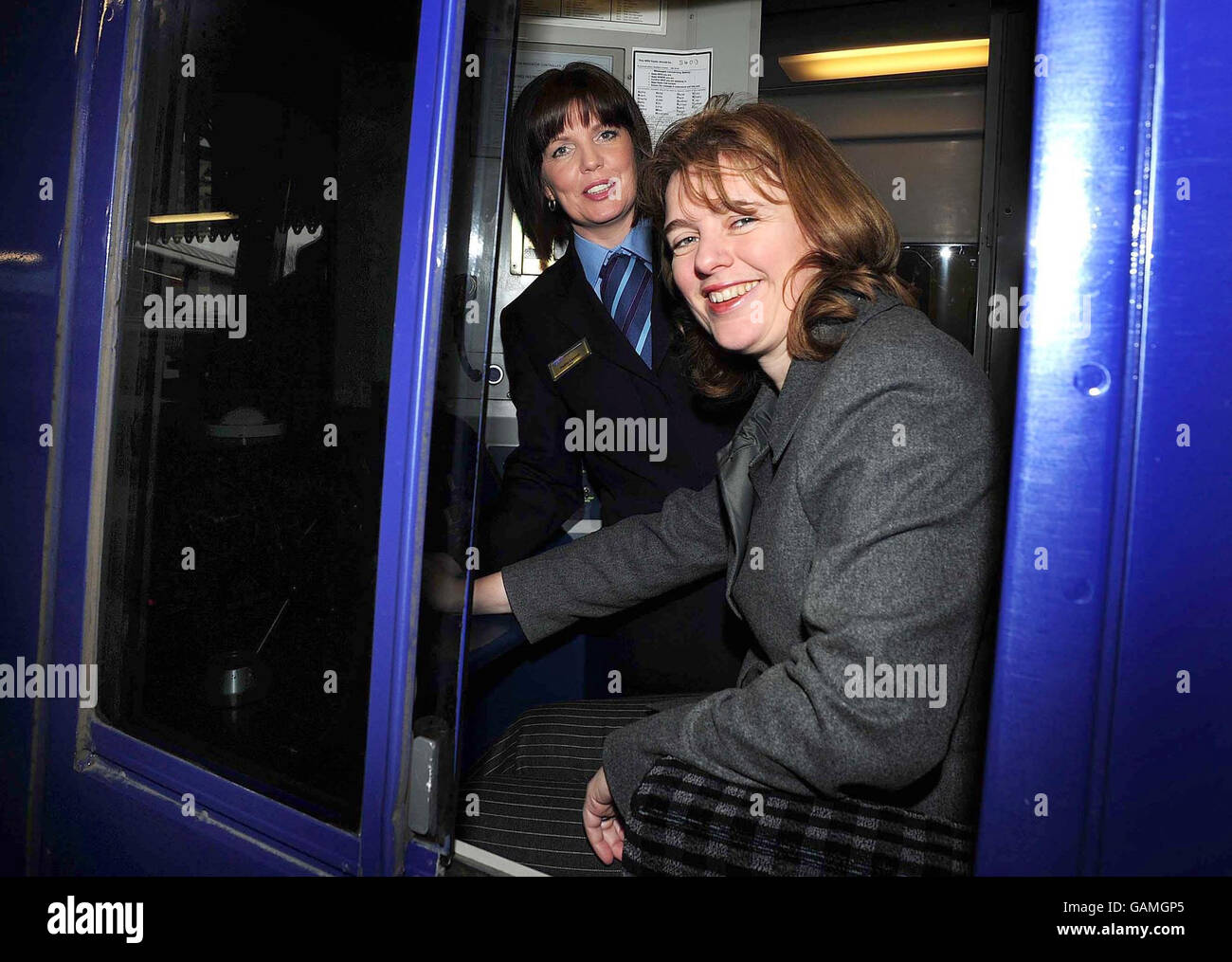 Northern rail driver pauline cawood at sheffield train station hires