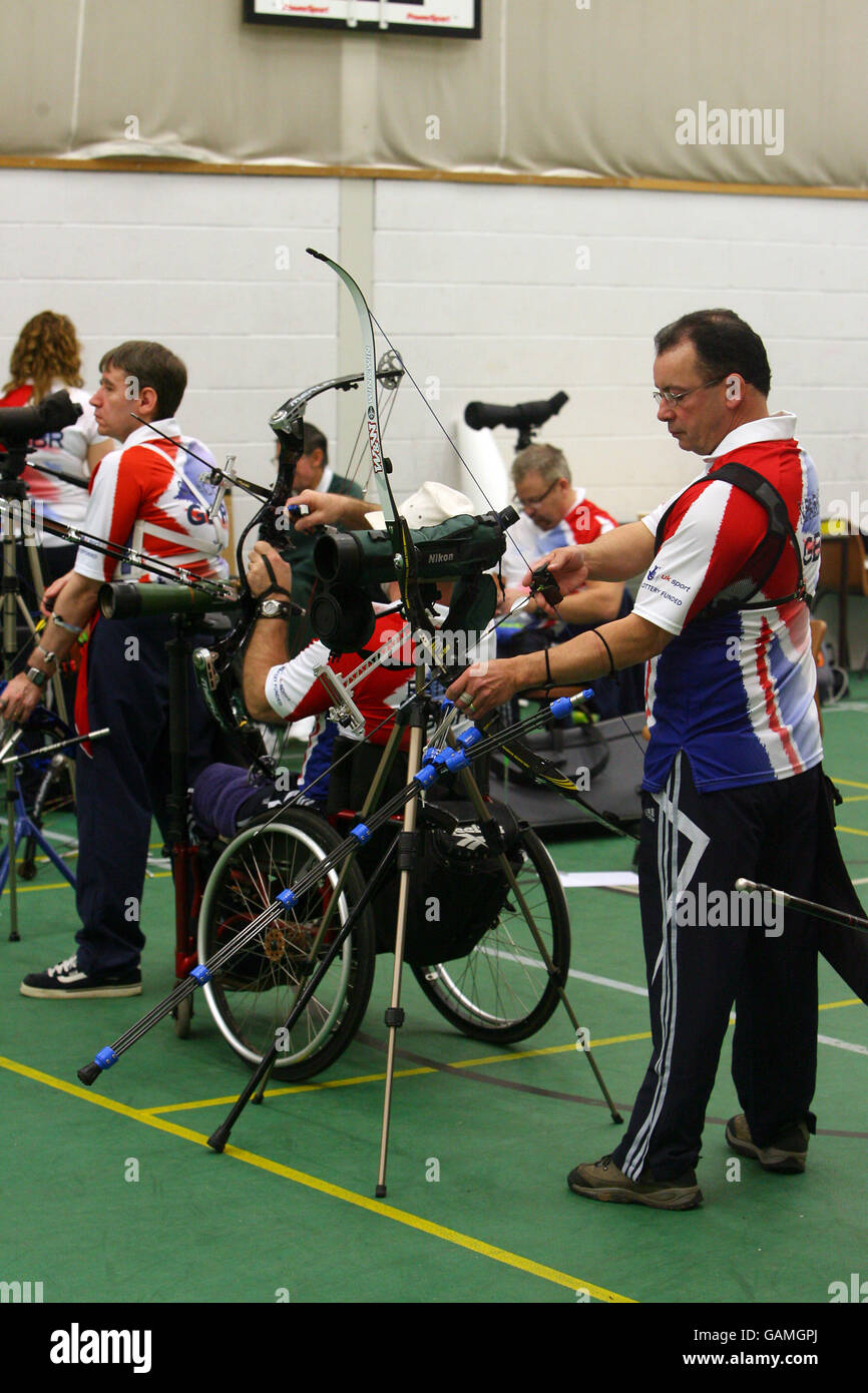 Archery British Paralympic Association Training Lilleshall