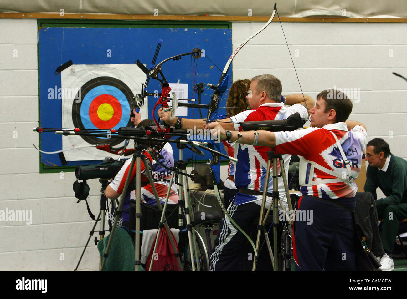 Archery British Paralympic Association Training Lilleshall