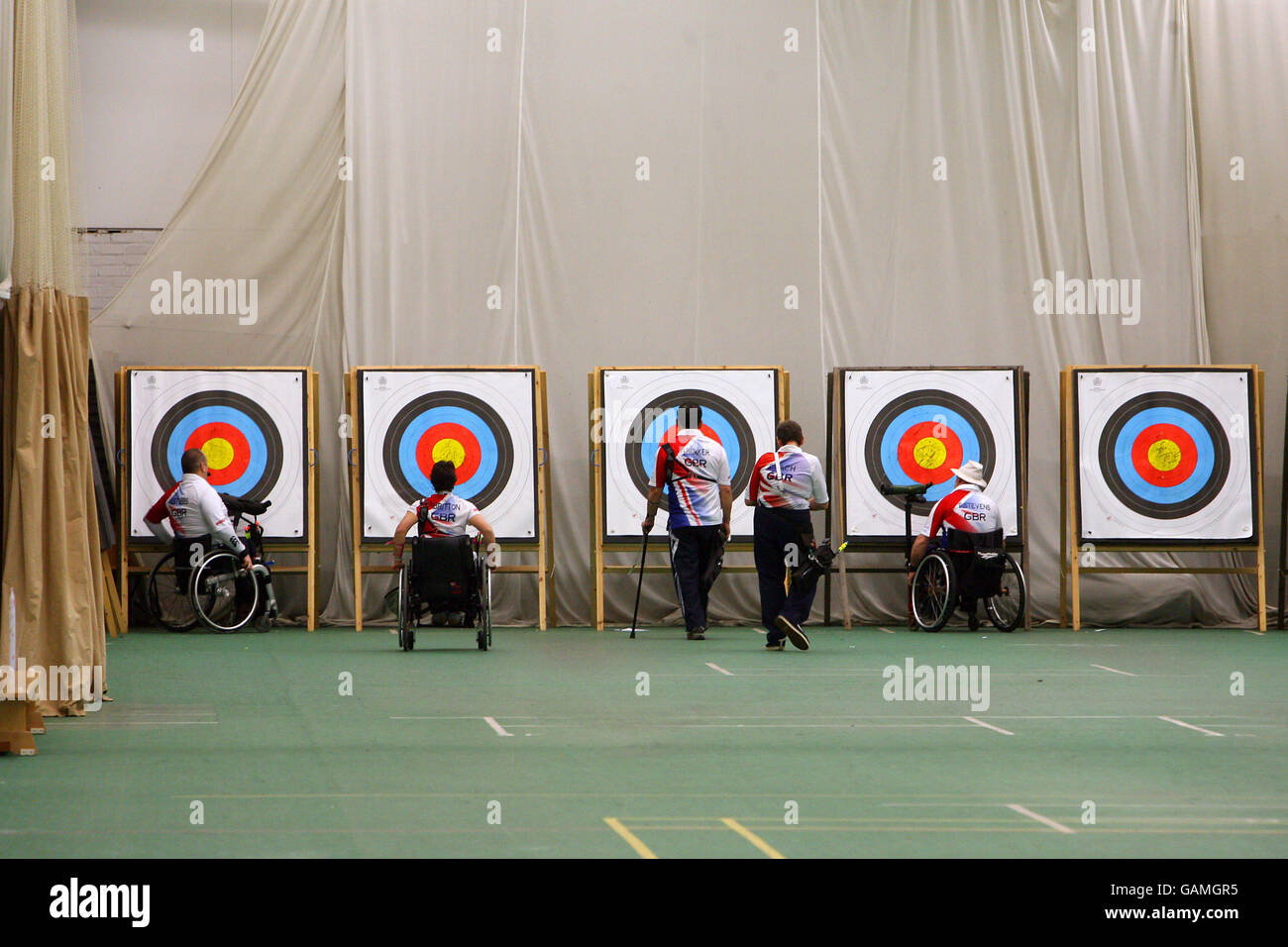 Archery British Paralympic Association Training Lilleshall