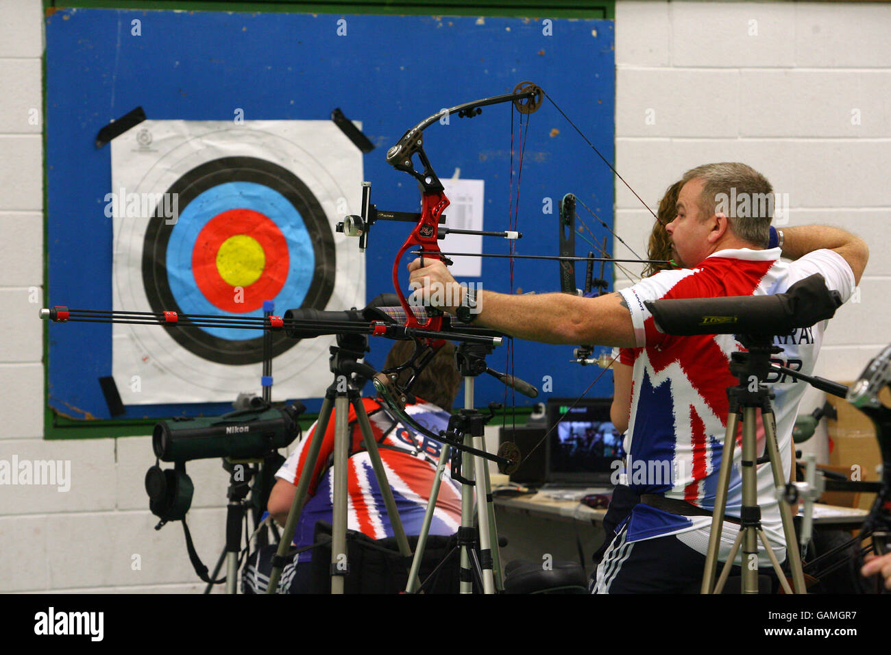 Archery British Paralympic Association Training Lilleshall