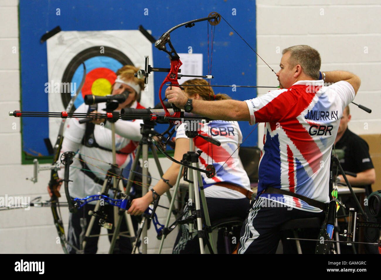 Archery British Paralympic Association Training Lilleshall