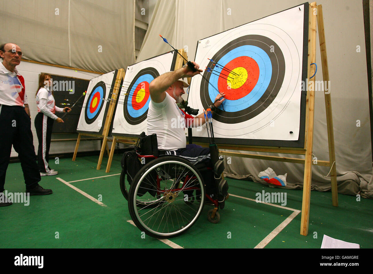 Archery British Paralympic Association Training Lilleshall