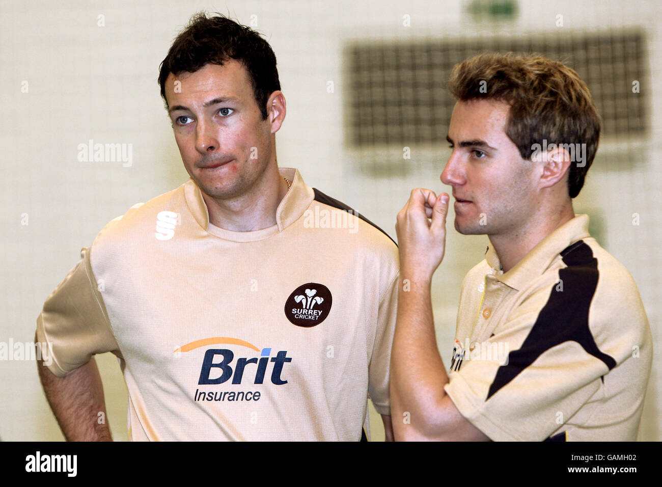 Cricket Guildford Cricket Show Surrey Cricket Centre Stock Photo