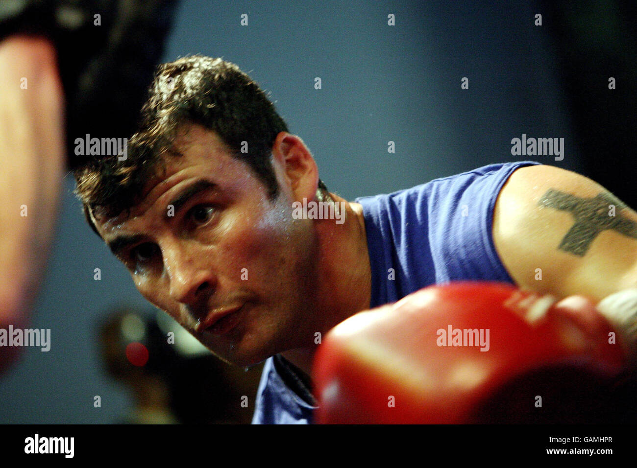 Joe Calzaghe During An Open Workout At The Newbridge Gym High