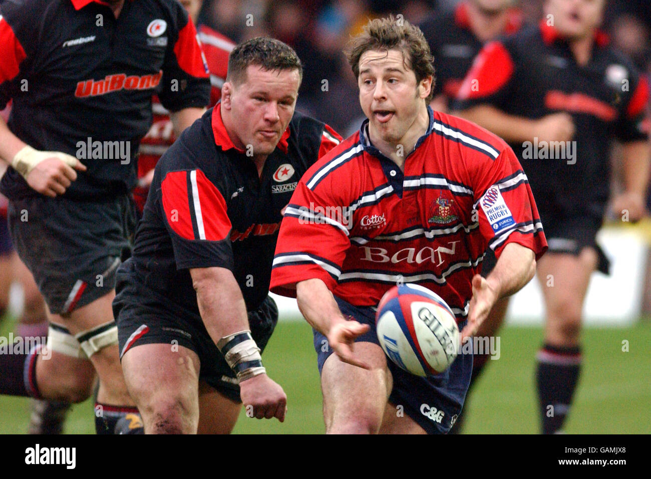 Rugby union zurich premiership saracens v gloucester hires stock