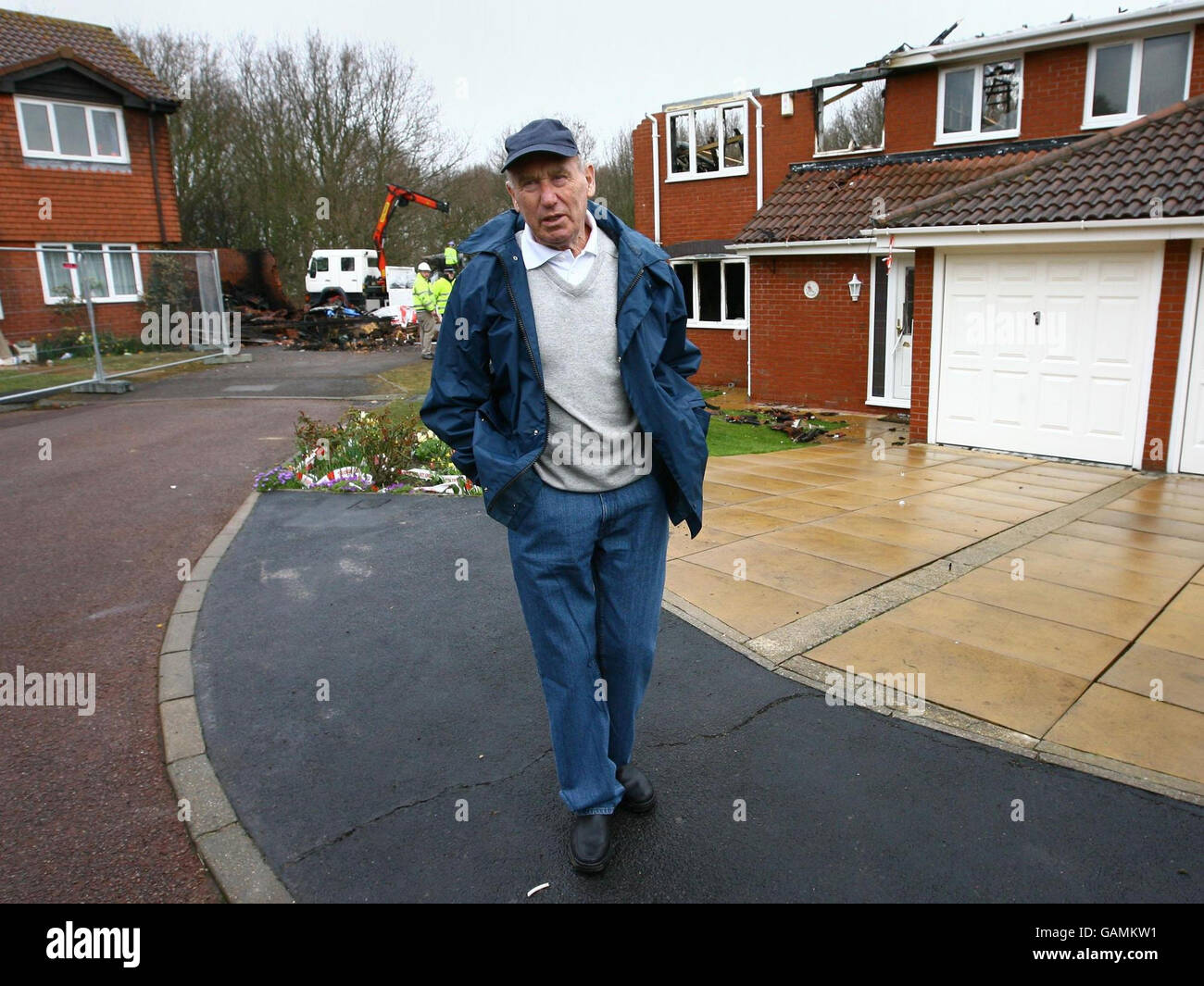 Edwin Harman visits the scene in Romsey Close, Farnborough, Kent, after