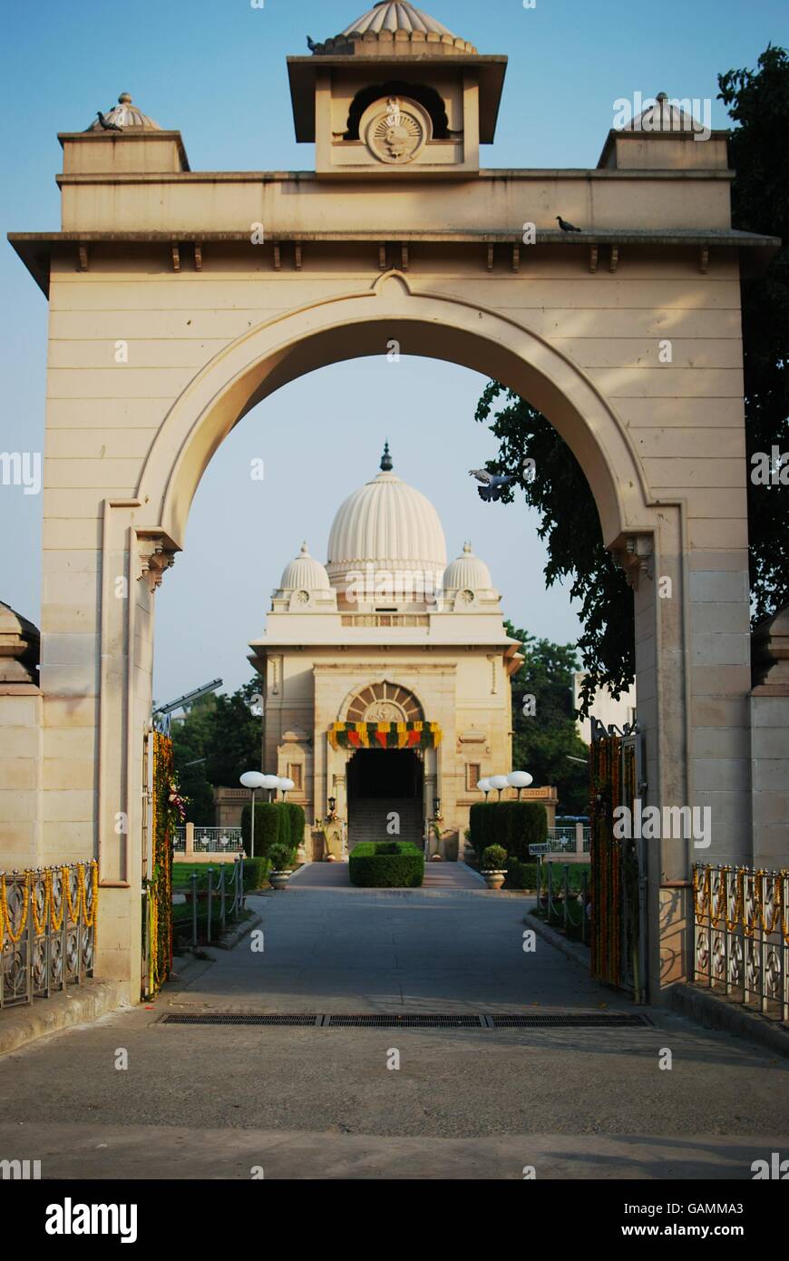 Beautiful Ashram in the heart of New Delhi, India Stock Photo Alamy