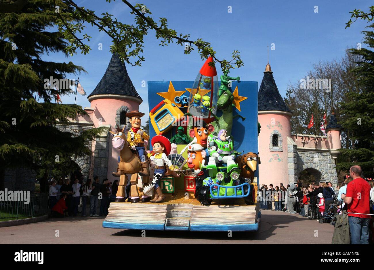 Disney disneyland paris toy story hi-res stock photography and