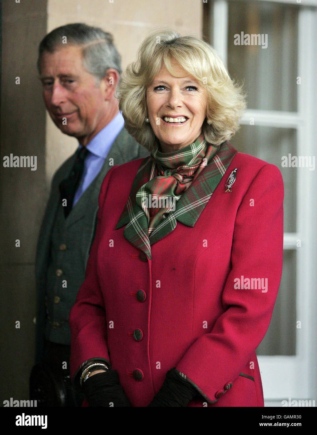 The Prince of Wales and the Duchess of Cornwall arrive to open Walkers