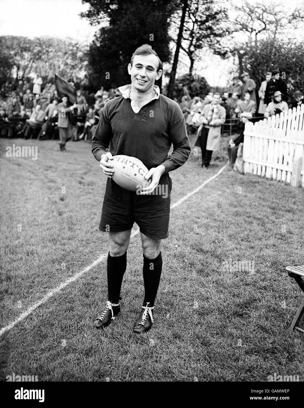 Rugby Union - Oxford University v RV Stanley's XV. Peter Robbins, Oxford University captain Stock Photo