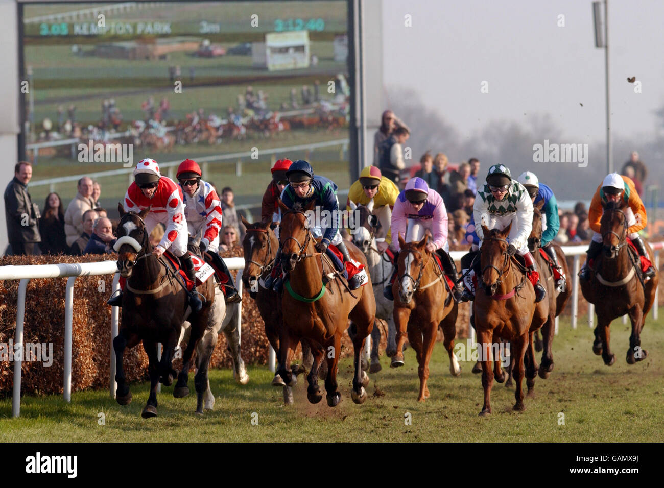 Racing from kempton hi-res stock photography and images - Alamy