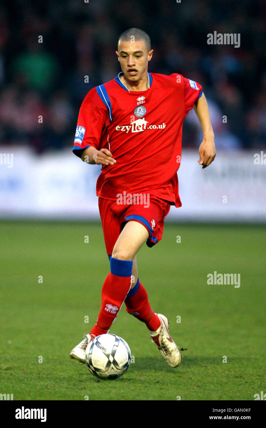 ALDERSHOT, UK. MARCH 22: Rhys Day Captain of Aldershot Town during Blue  Square Premier League between Aldershot Town and Altrincham at the  Recreation Stock Photo - Alamy