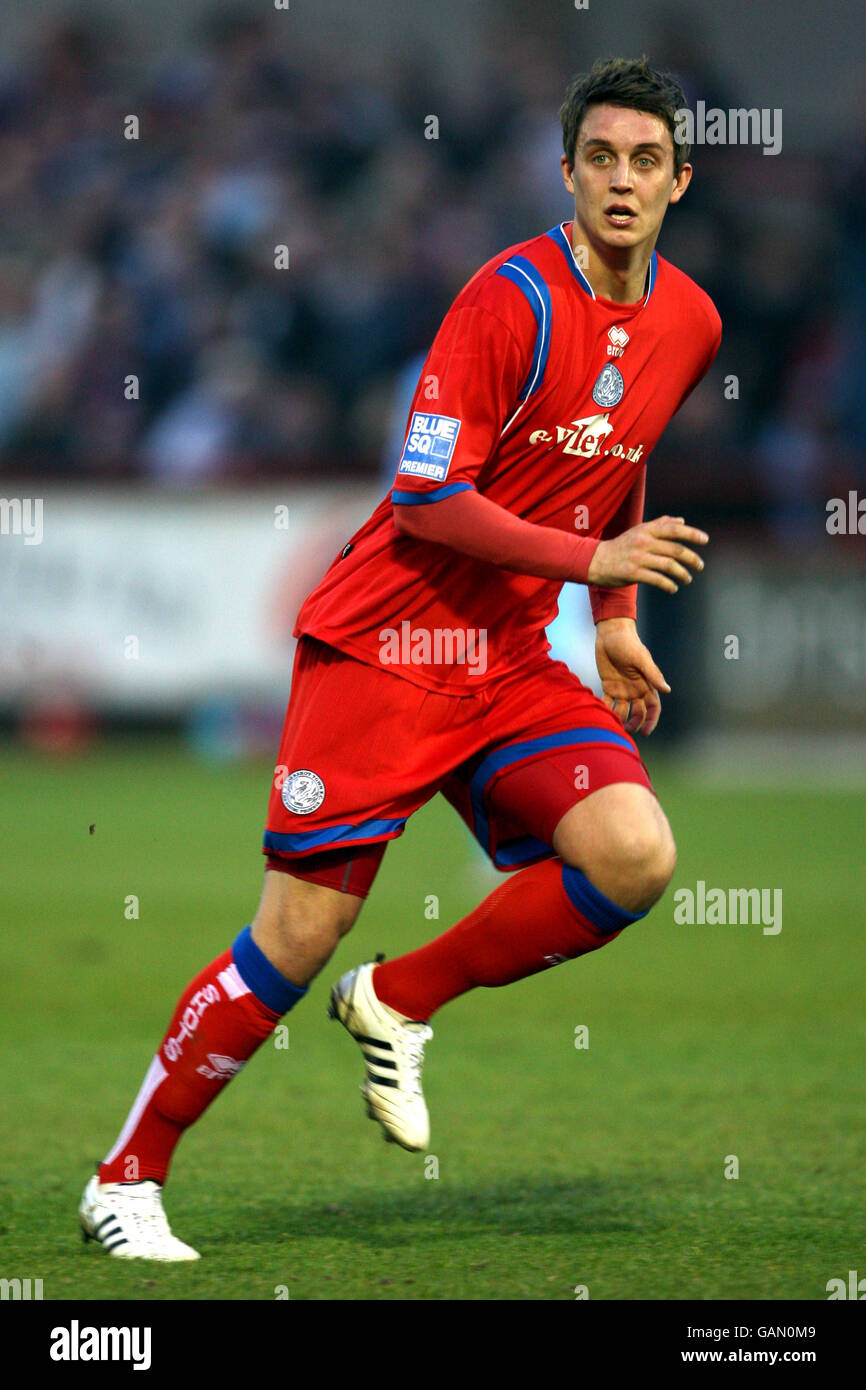 ALDERSHOT, UK. MARCH 22: Rhys Day Captain of Aldershot Town during Blue  Square Premier League between Aldershot Town and Altrincham at the  Recreation Stock Photo - Alamy