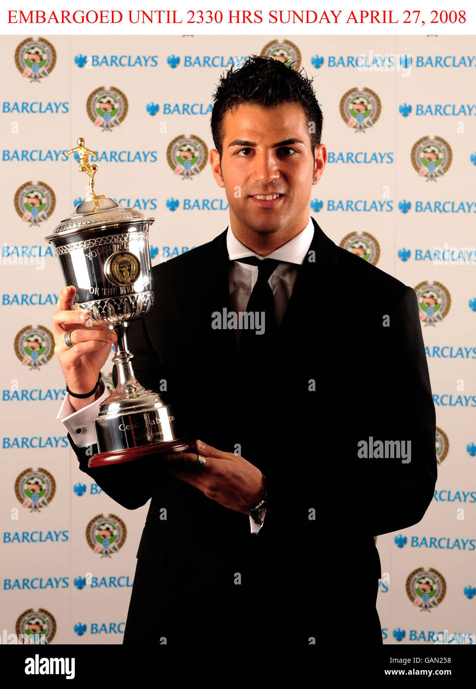 Soccer - PFA Player of the Year Awards 2008 - Grosvenor Hotel Stock Photo