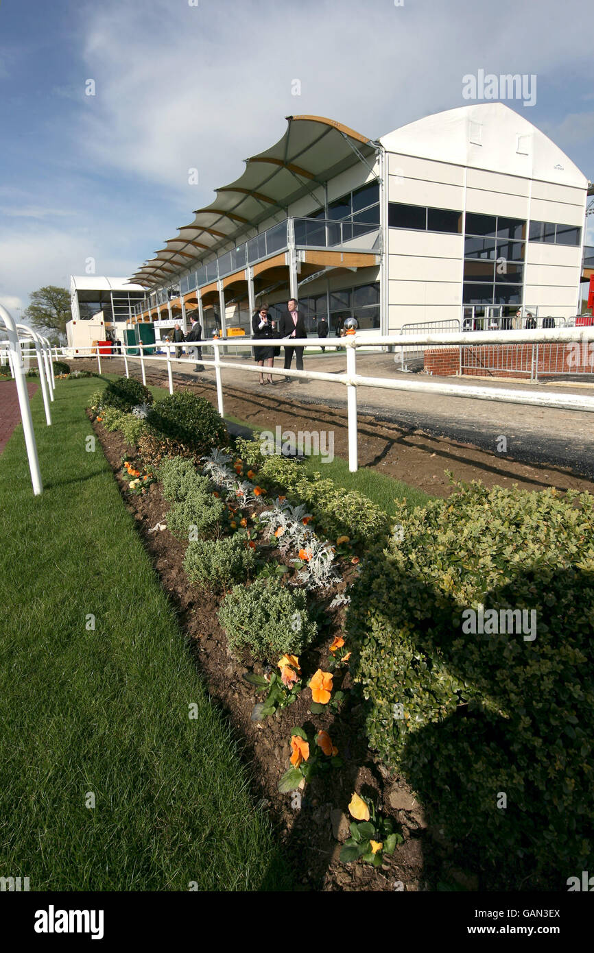 A General view of the all Weather Track at Great Leighs Stock Photo