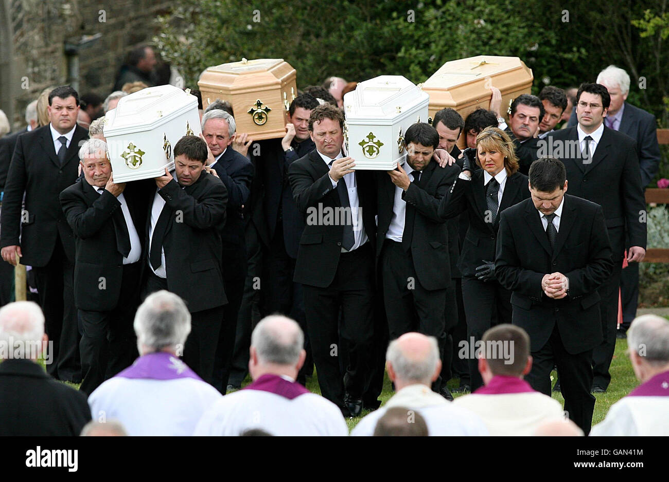 Wexford family funeral Stock Photo Alamy