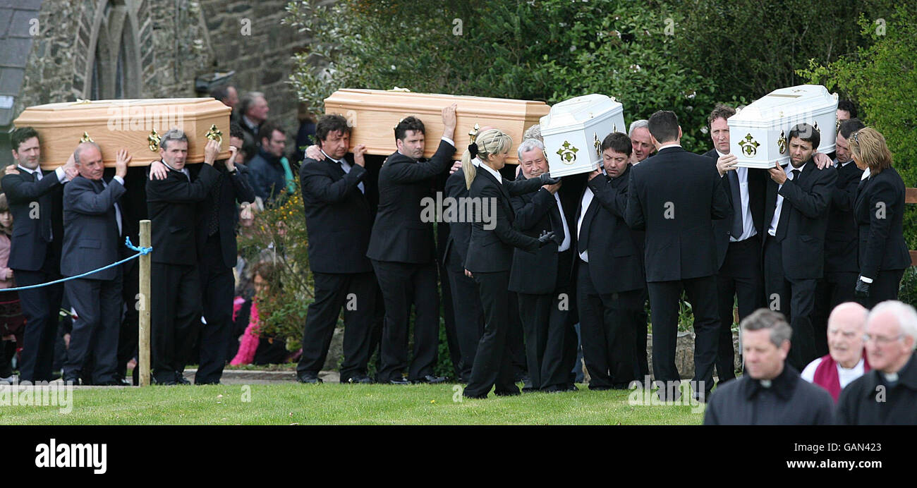 Wexford family funeral Stock Photo Alamy