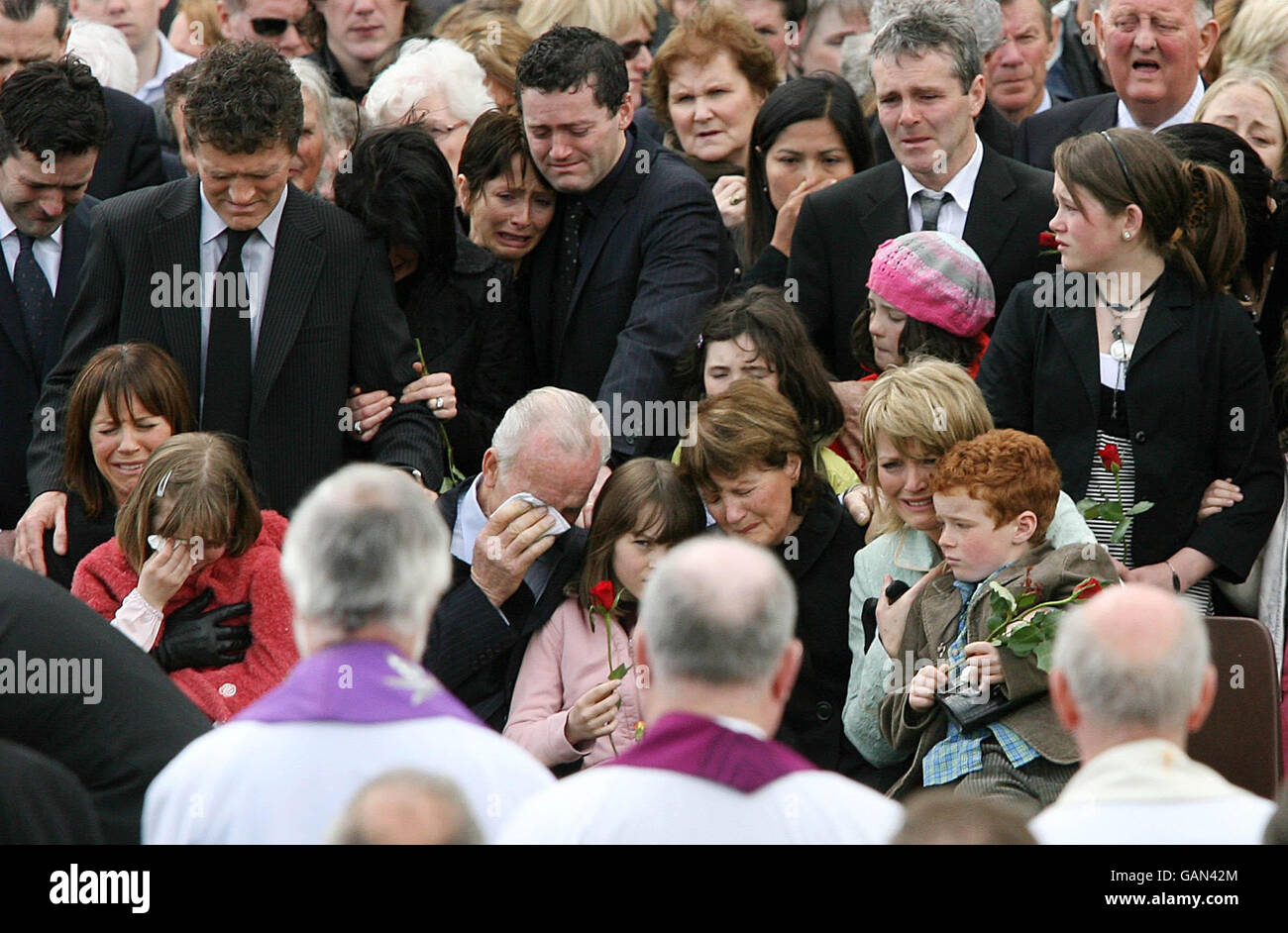Wexford family funeral Stock Photo Alamy