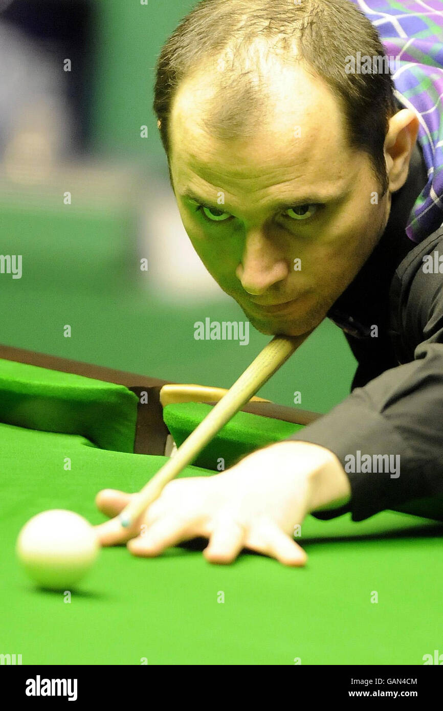 Joe Perry during the 888.com World Snooker Championship at the Crucible Theatre, Sheffield. Stock Photo