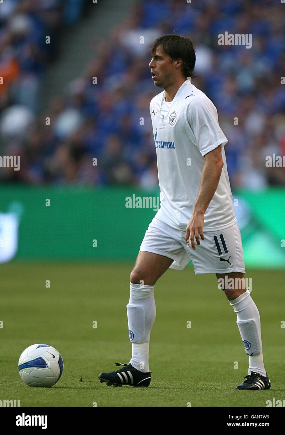 Soccer - UEFA Cup - Final - FC Zenit Saint Petersburg v Rangers - City Of Manchester Stadium. Radek Sirl, Zenit St Petersburg Stock Photo