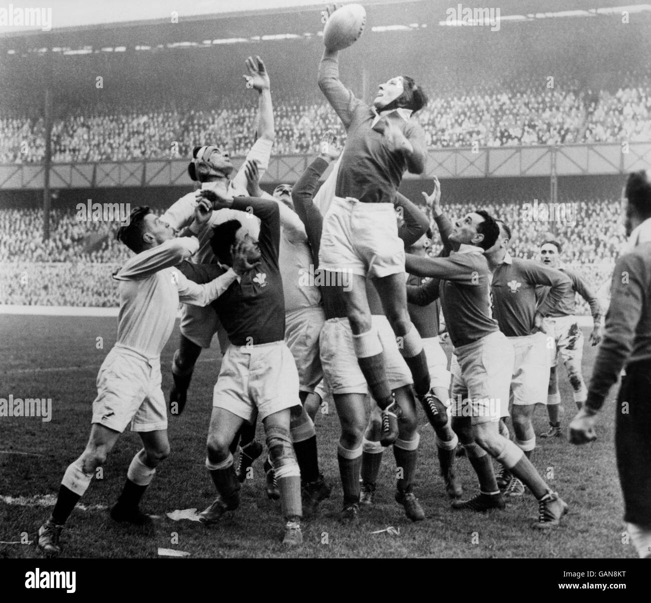 Rugby Union Five Nations Championship England v Wales Stock Photo