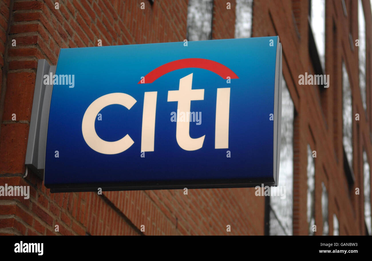 A Citibank branch in central London as Citigroup raised the spectre of