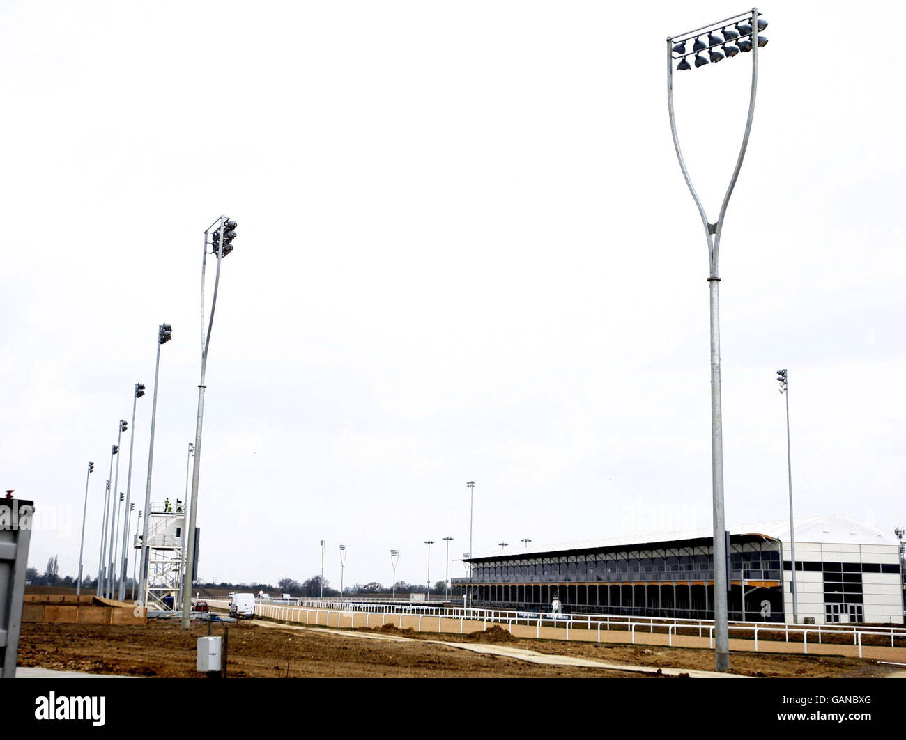Horse Racing Great Leighs. A general view of Great Leighs Racecourse