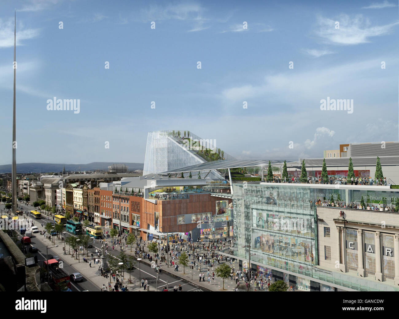 Undated William Bolster architect's impression of how the 380 million euro Water Haven