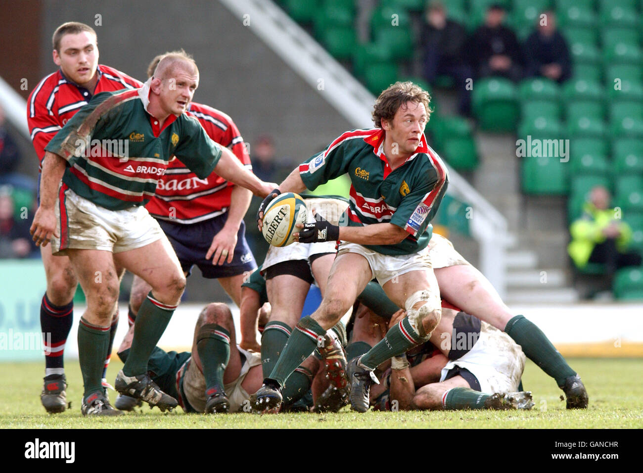 Rugby Union - Powergen Cup - Semi Final - Leicester Tigers v Gloucester Stock Photo