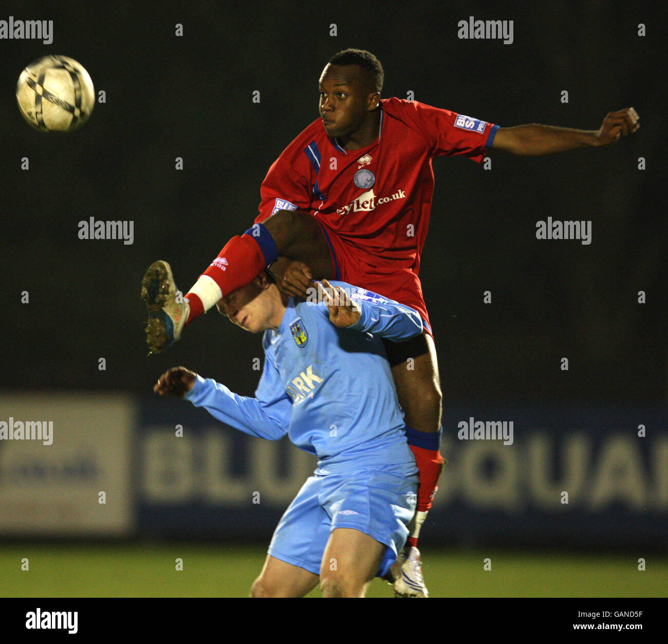 ALDERSHOT, UK. MARCH 22: Rhys Day Captain of Aldershot Town during Blue  Square Premier League between Aldershot Town and Altrincham at the  Recreation Stock Photo - Alamy