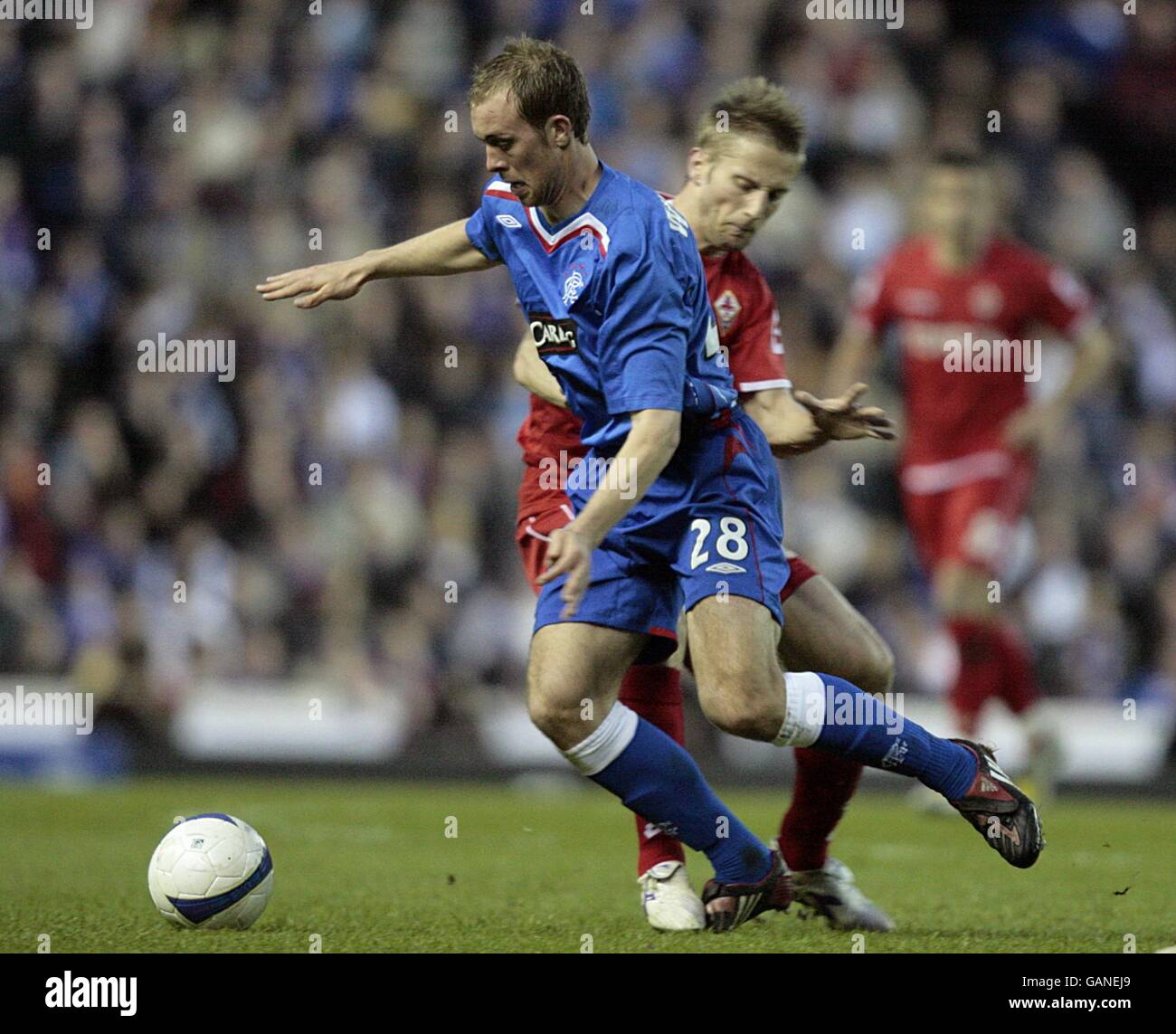 Soccer - UEFA Cup - Semi Final - First Leg - Rangers v Fiorentina ...