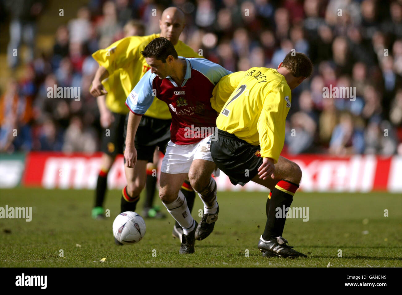 Soccer - AXA FA Cup - Quarter Final - Watford v Burnley Stock Photo
