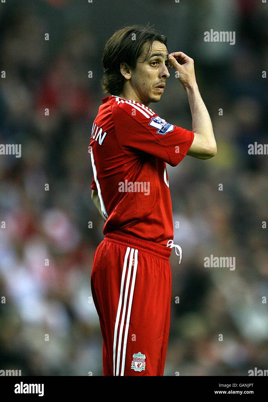 Soccer - Barclays Premier League - Liverpool v Manchester City - Anfield. Yossi Benayoun, Liverpool Stock Photo