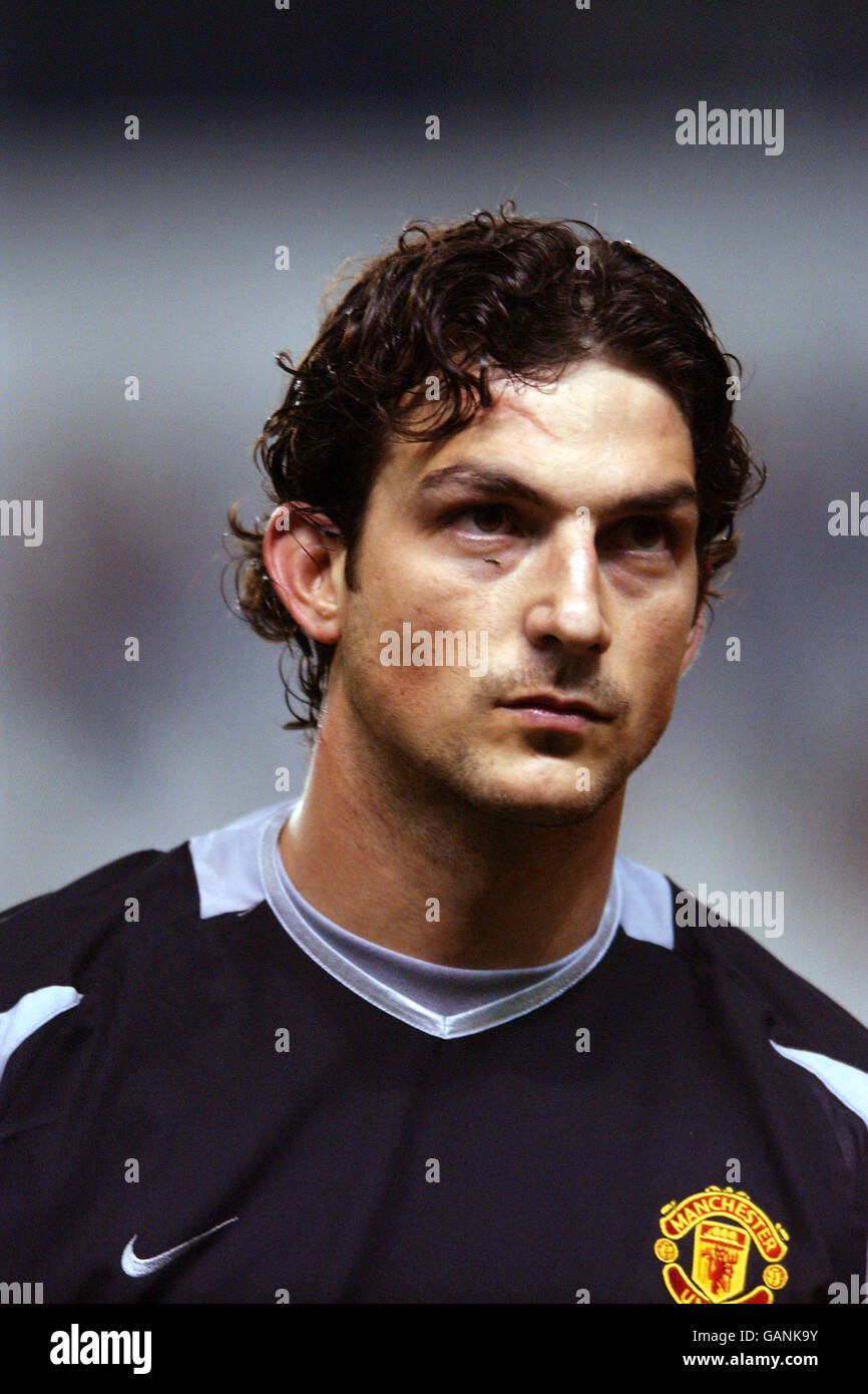 Soccer - UEFA Champions League - Group D - Deportivo La Coruna v Manchester United. Ricardo Lopez, Manchester United goalkeeper Stock Photo