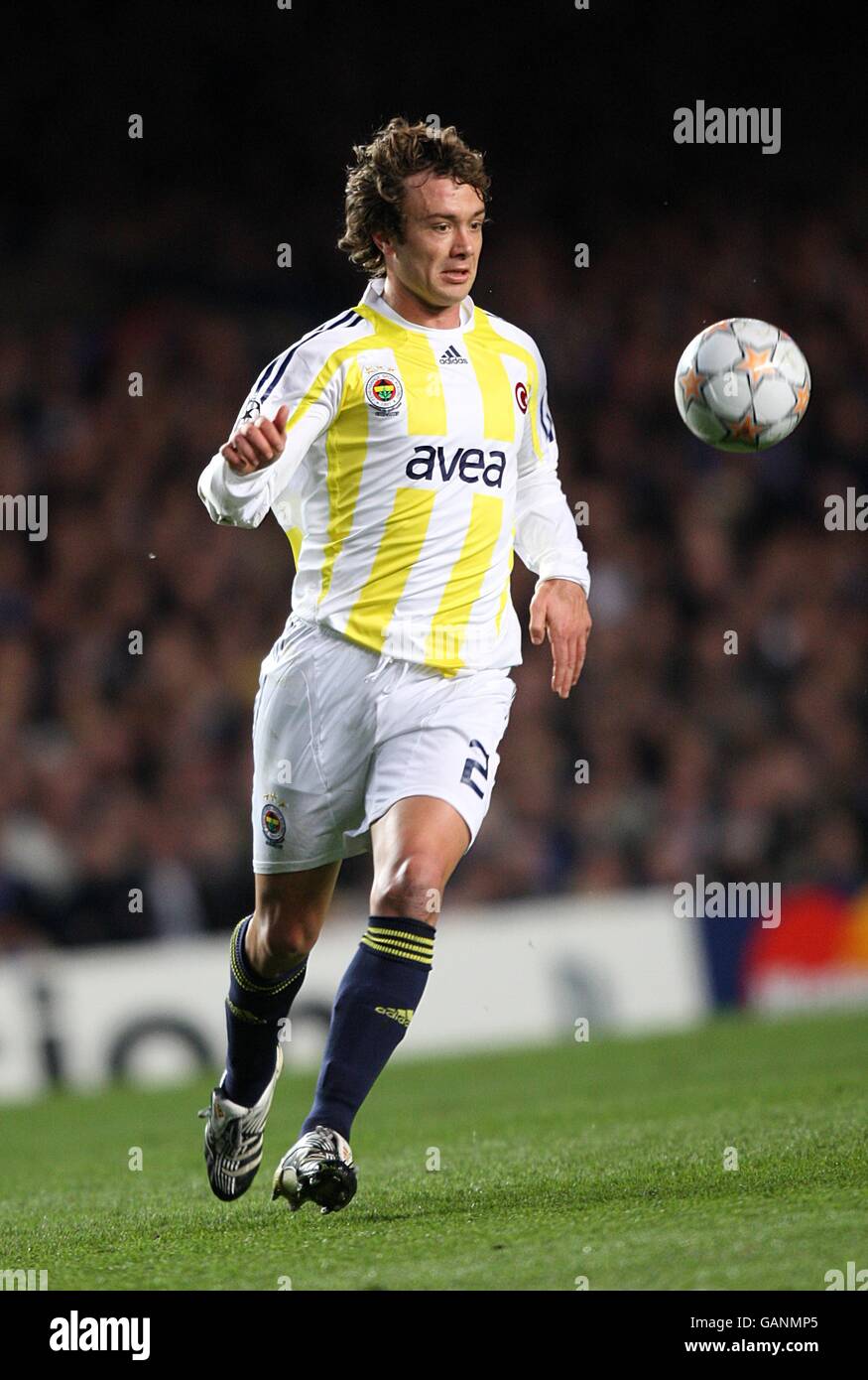 Soccer - UEFA Champions League - Quarter Final - Second Leg - Chelsea v Fenerbahce - Stamford Bridge. Diego Lugano, Fenerbahce Stock Photo