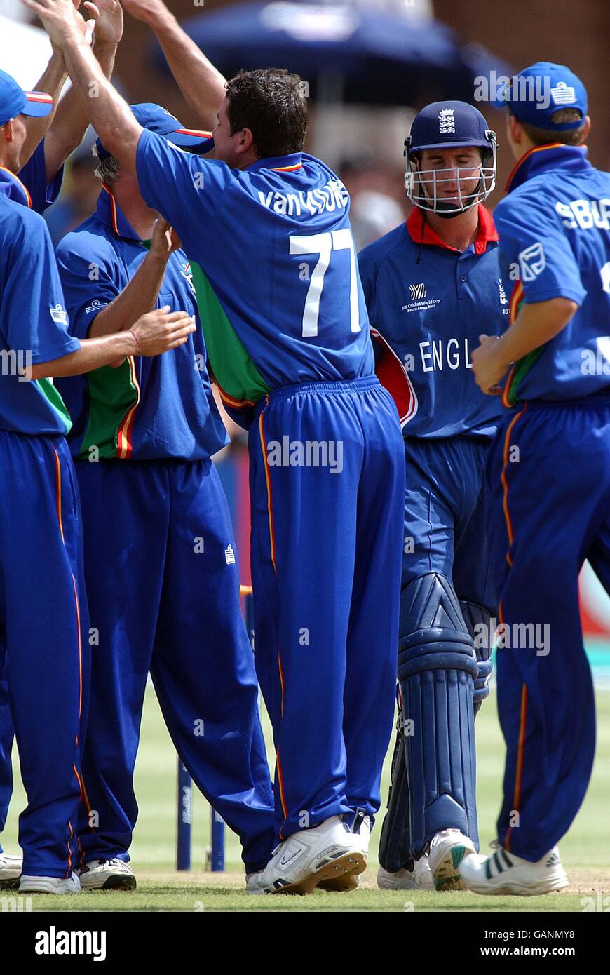 Cricket World Cup 2003 England V Namibia Stock Photo Alamy