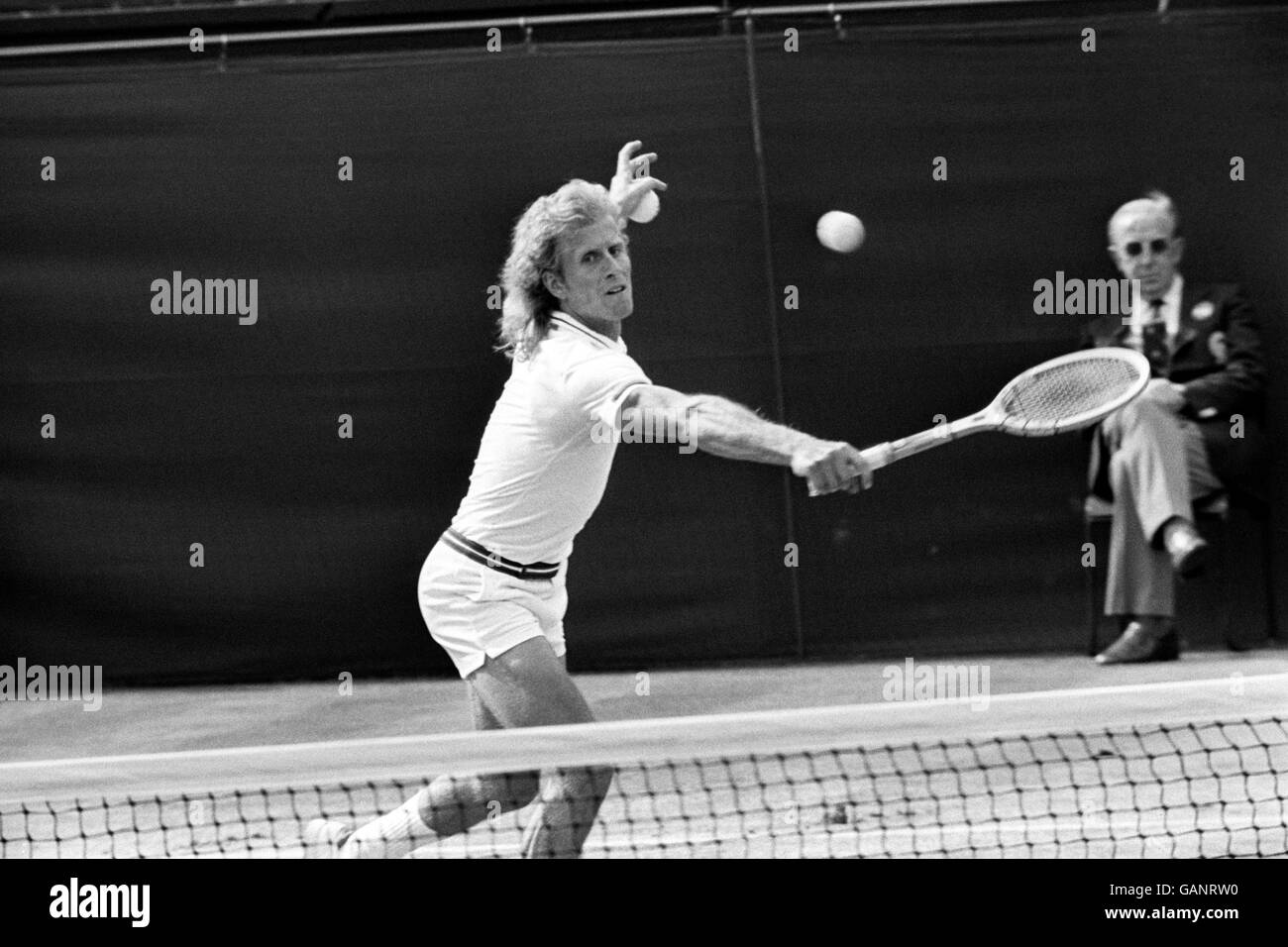 Tennis - Wimbledon Championships 1977 - All England Club Stock Photo