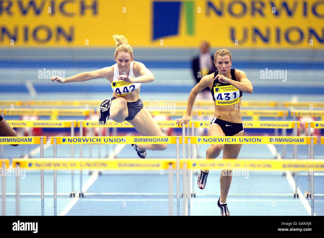Athletics - Norwich Union World Indoor Trials & AAAs Championships - Birmingham Stock Photo
