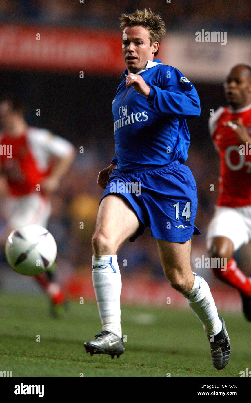 Graeme Le Saux Signed A4 Photo Display Chelsea Genuine Autograph