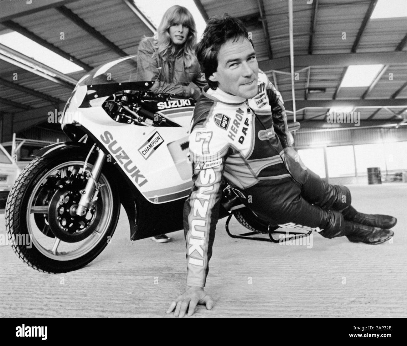 Barry sheene suzuki hi-res stock photography and images - Alamy