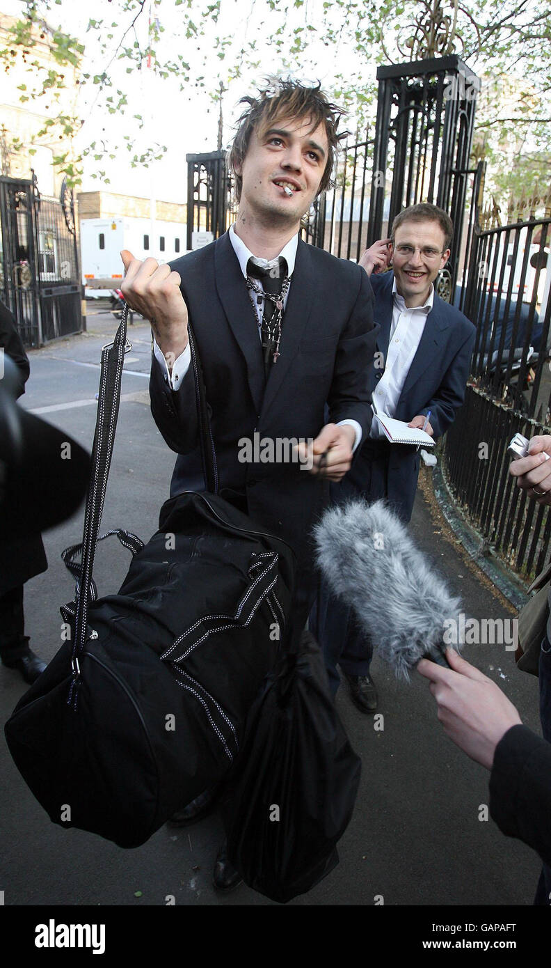 Doherty released from prison Stock Photo